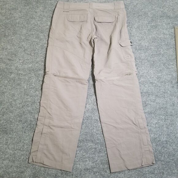 COLUMBIA Pants Women's Size 12 Gray Titanium Capris Hiking Outdoors Omni-Dri - Picture 2 of 10